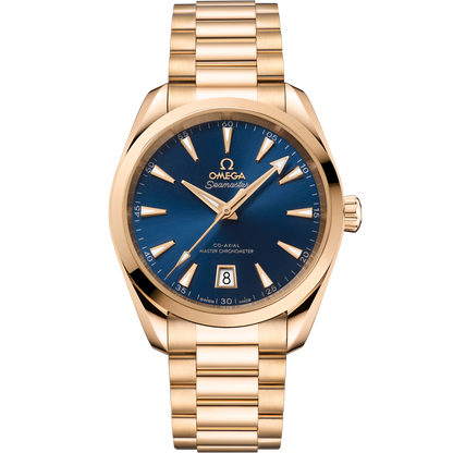 Seamaster Aqua Terra 150M 38 mm, Moonshine™ gold on Moonshine™ gold