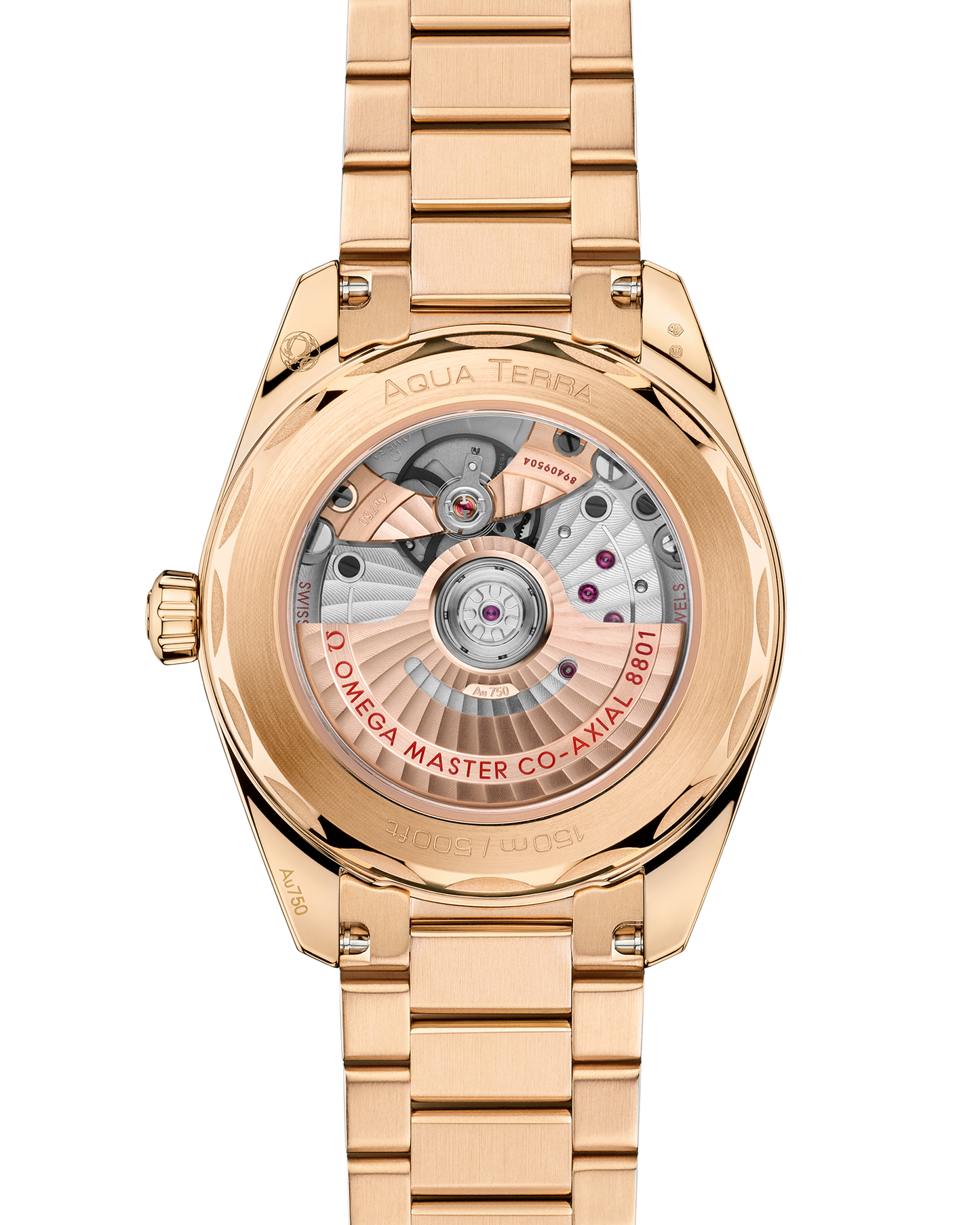 Seamaster Aqua Terra 150M 38 mm, Moonshine™ gold on Moonshine™ gold