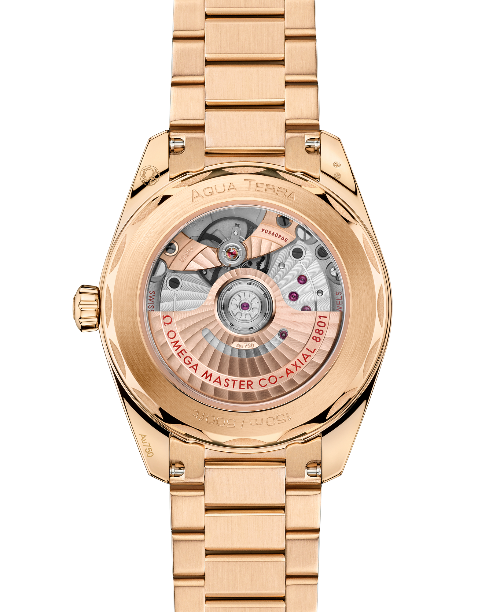 Seamaster Aqua Terra 150M 38 mm, Moonshine™ gold on Moonshine™ gold