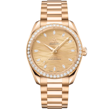 Seamaster Aqua Terra 150M 38 mm, Moonshine™ gold on Moonshine™ gold