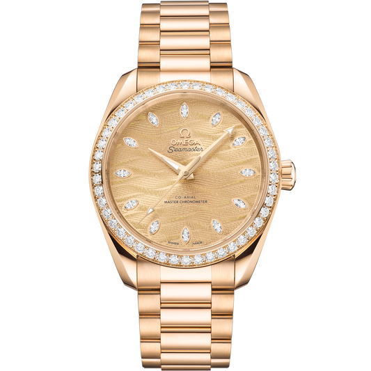 Seamaster Aqua Terra 150M 38 mm, Moonshine™ gold on Moonshine™ gold