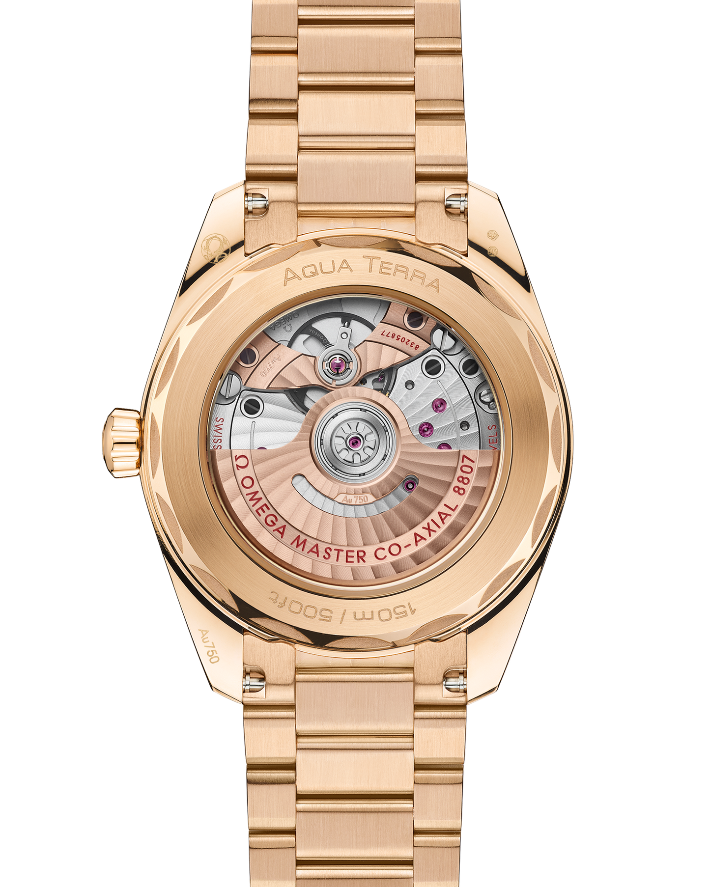 Seamaster Aqua Terra 150M 38 mm, Moonshine™ gold on Moonshine™ gold