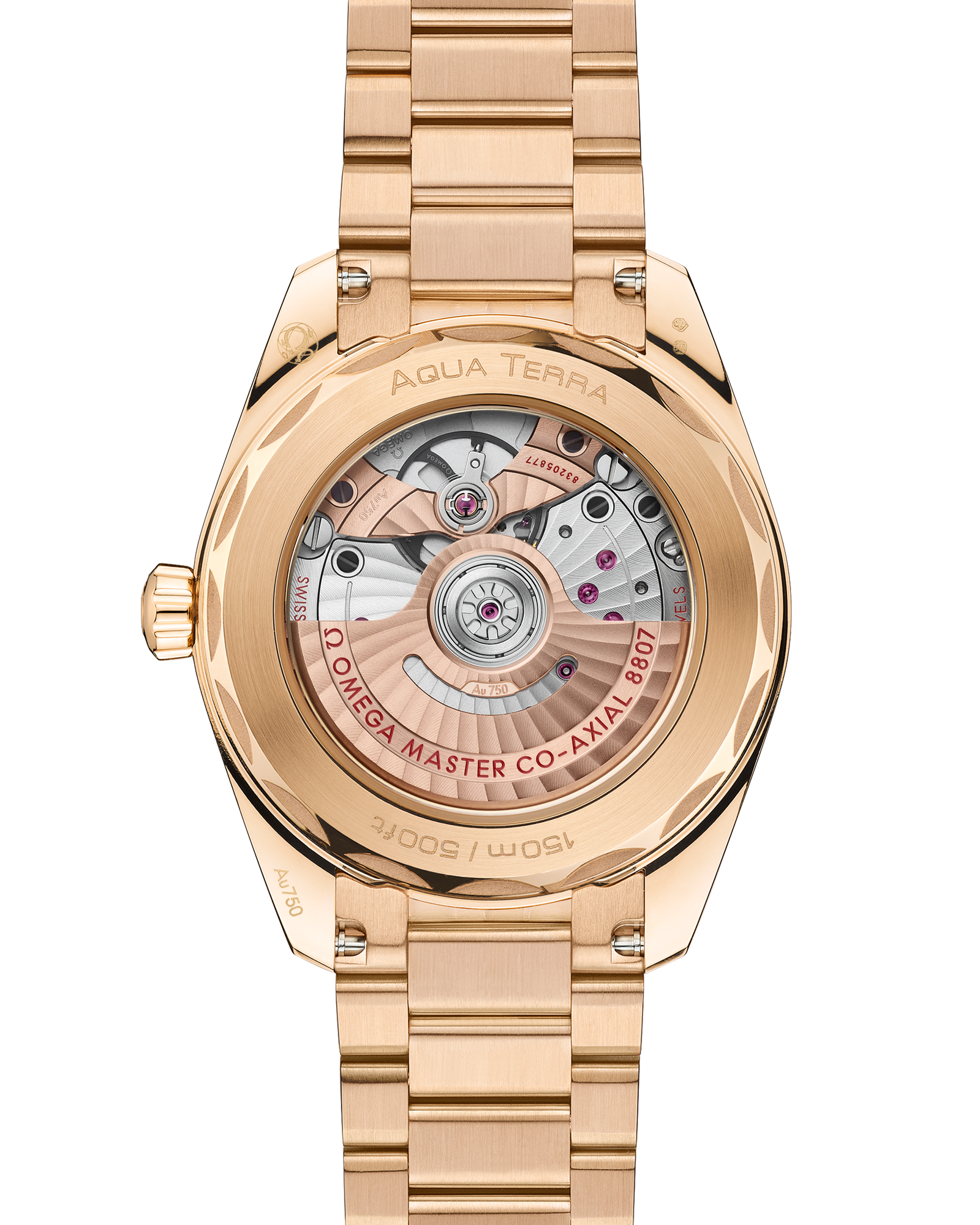 Seamaster Aqua Terra 150M 38 mm, Moonshine™ gold on Moonshine™ gold
