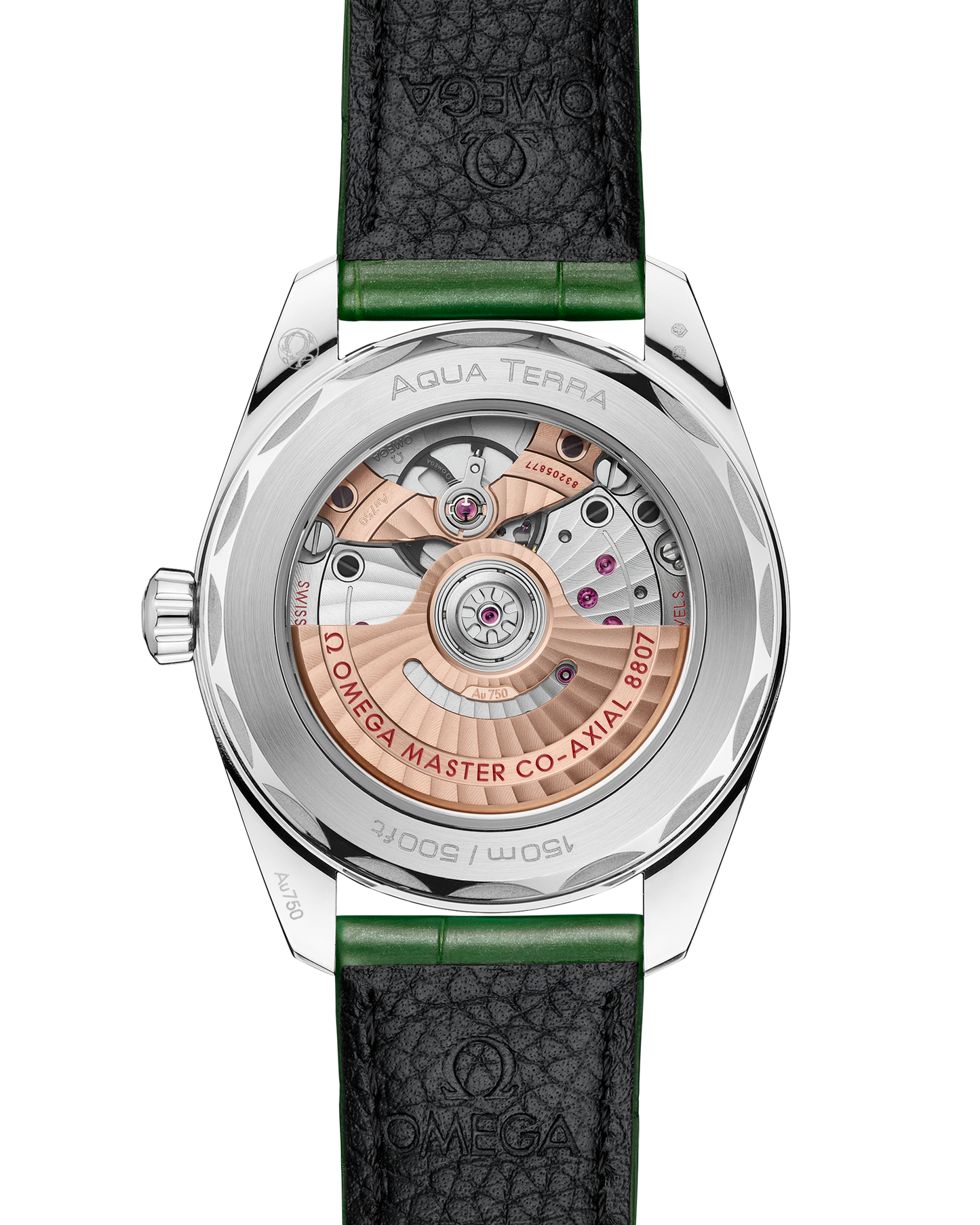 Seamaster Aqua Terra 150M 38 mm, Canopus Gold™ on alligator