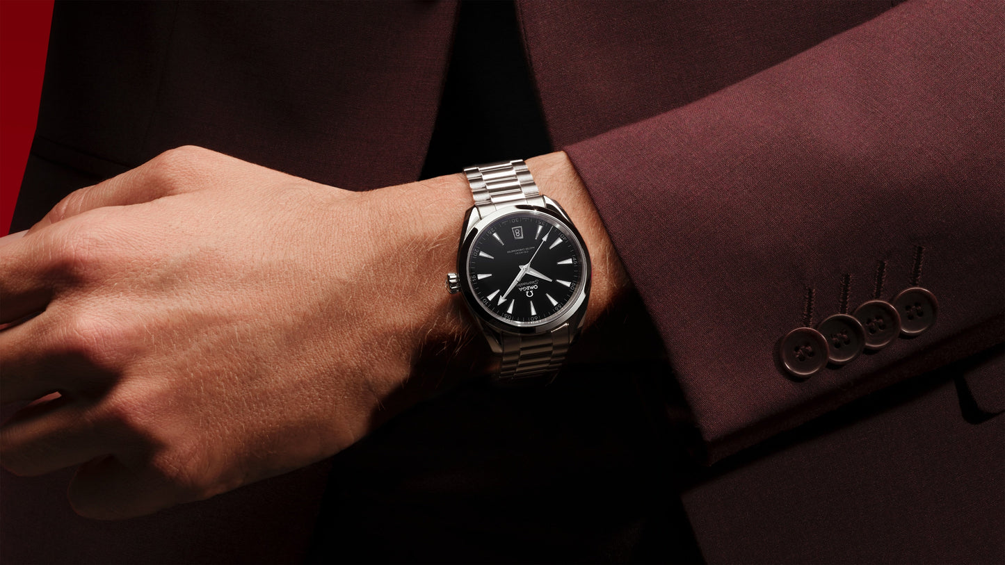 Seamaster Aqua Terra 150M 41 mm, steel on steel