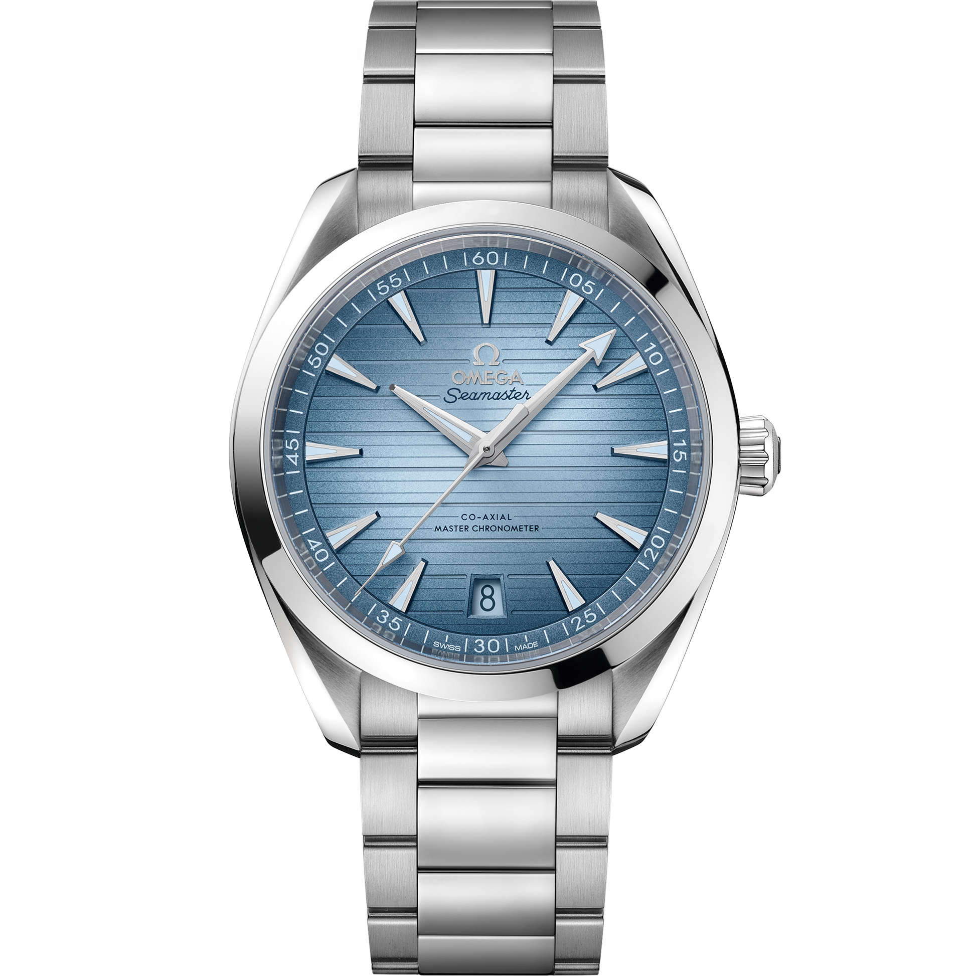 Seamaster Aqua Terra 150M 41 mm, steel on steel