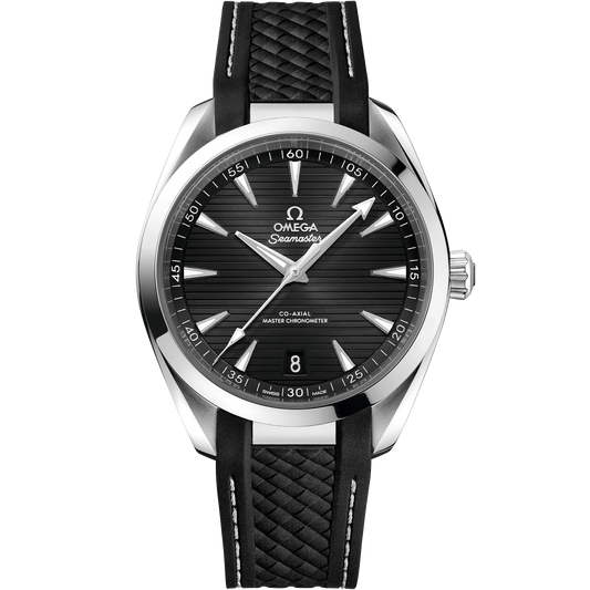 Seamaster Aqua Terra 150M 41 mm, steel on rubber strap