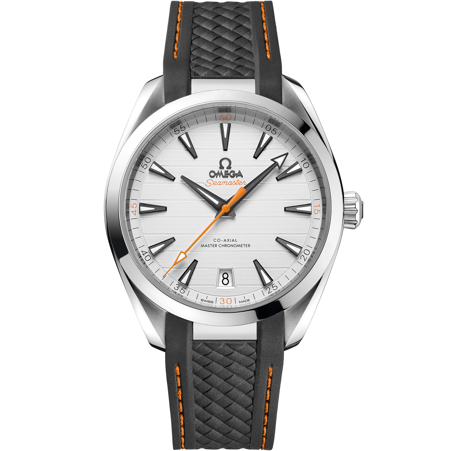 Seamaster Aqua Terra 150M 41 mm, steel on rubber strap