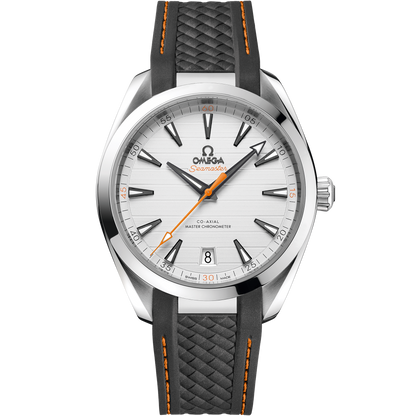 Seamaster Aqua Terra 150M 41 mm, steel on rubber strap