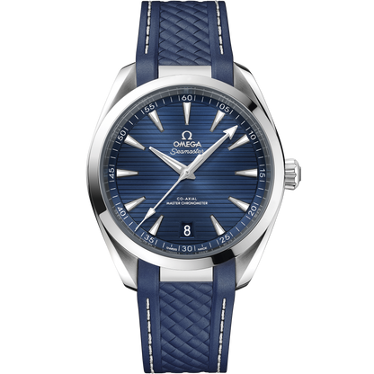 Seamaster Aqua Terra 150M 41 mm, steel on rubber strap