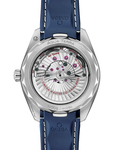 Seamaster Aqua Terra 150M 41 mm, steel on rubber strap