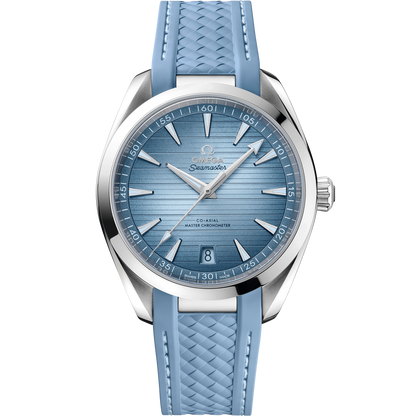 Seamaster Aqua Terra 150M 41 mm, steel on rubber strap