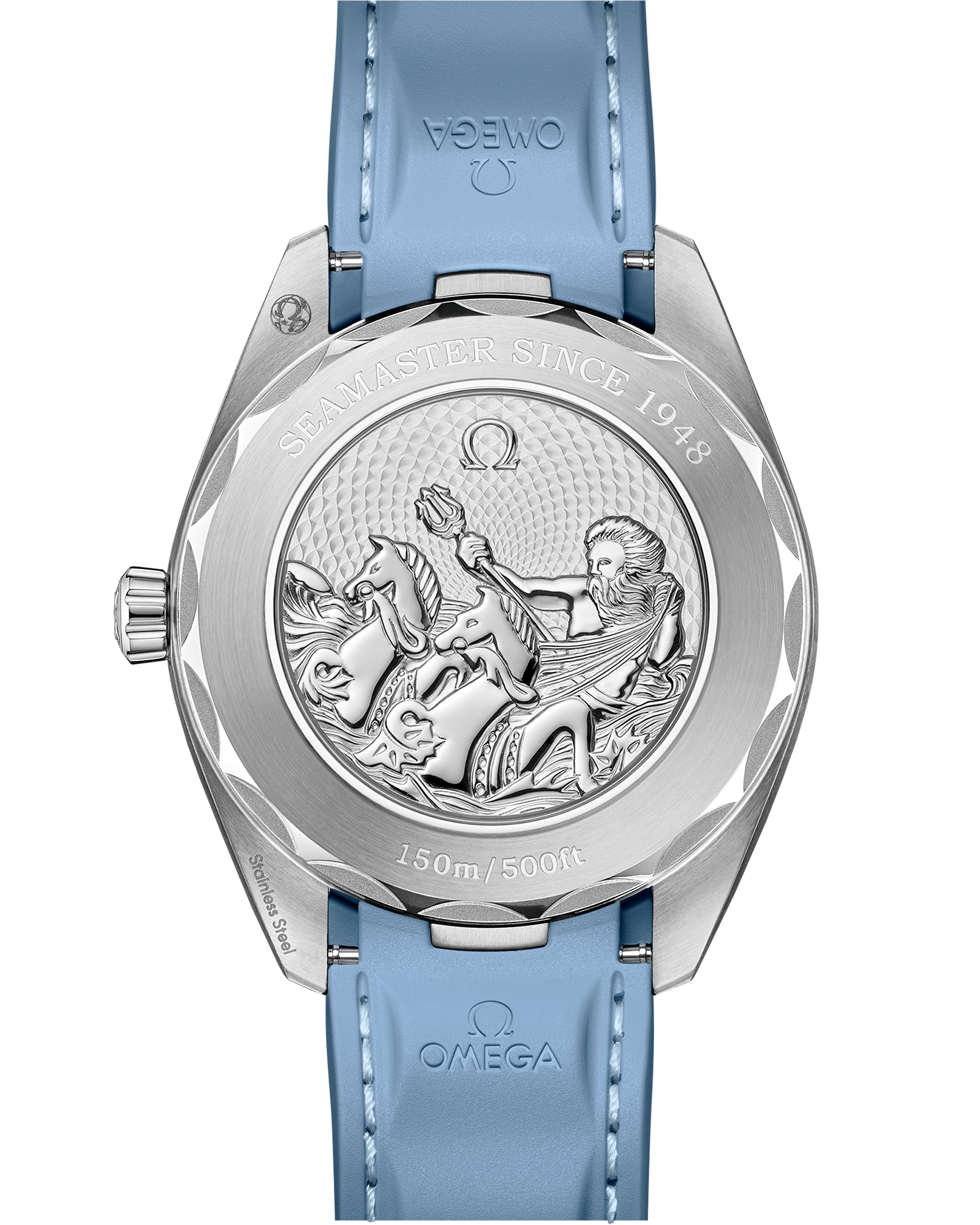 Seamaster Aqua Terra 150M 41 mm, steel on rubber strap