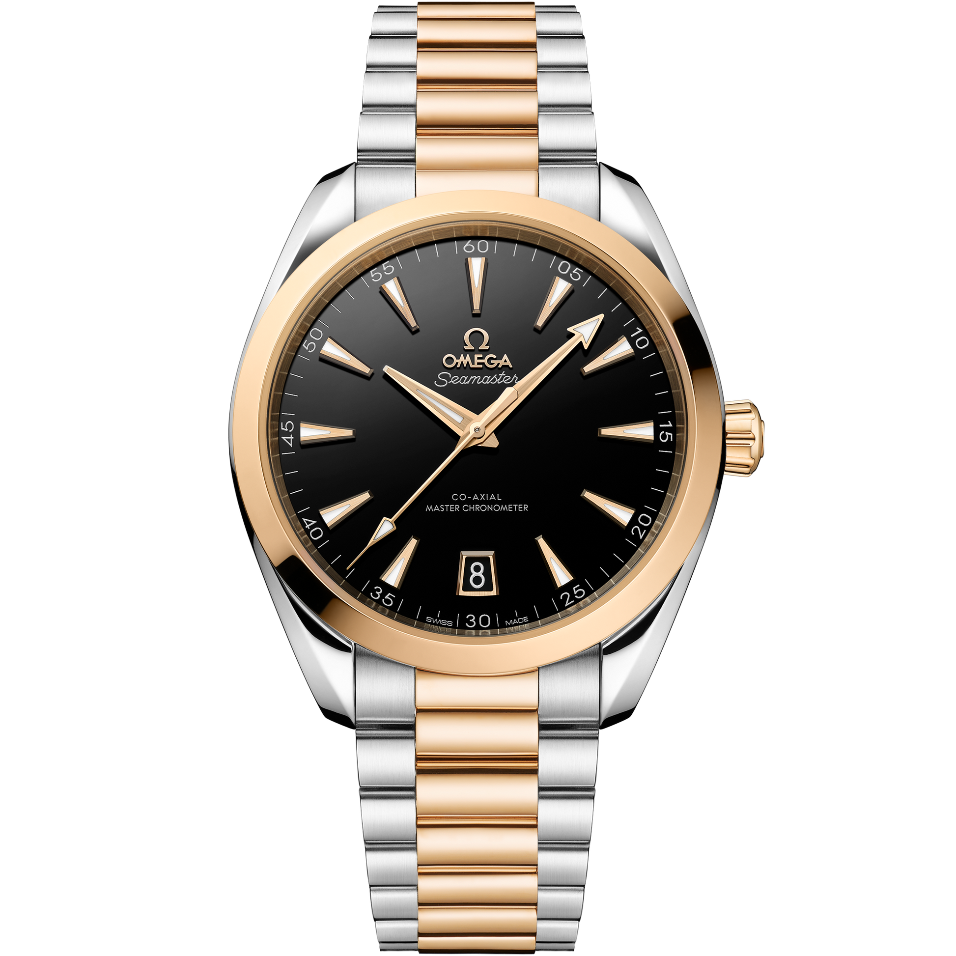Seamaster Aqua Terra 150M 41 mm, steel ‑ Moonshine™ gold on steel ‑ Moonshine™ gold
