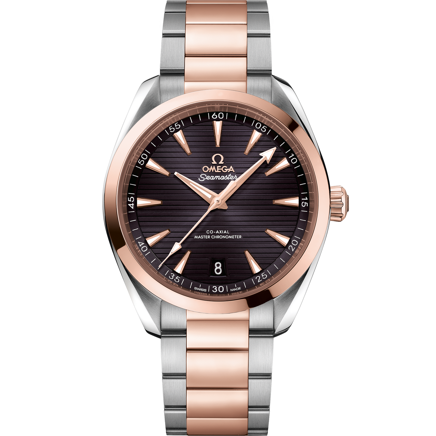 Seamaster Aqua Terra 150M 41 mm, steel ‑ Sedna™ gold on steel ‑ Sedna™ gold