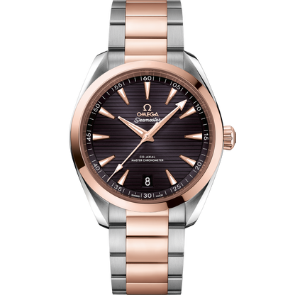 Seamaster Aqua Terra 150M 41 mm, steel ‑ Sedna™ gold on steel ‑ Sedna™ gold