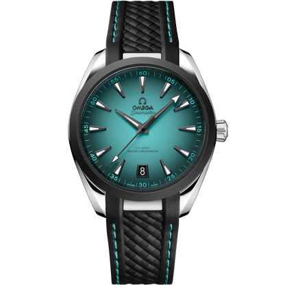 Seamaster Aqua Terra 150M 41 mm, steel on rubber strap