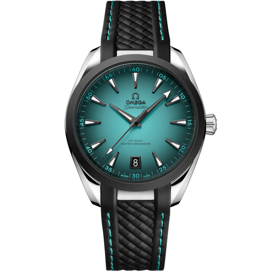 Seamaster Aqua Terra 150M 41 mm, steel on rubber strap