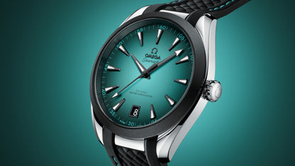 Seamaster Aqua Terra 150M 41 mm, steel on rubber strap