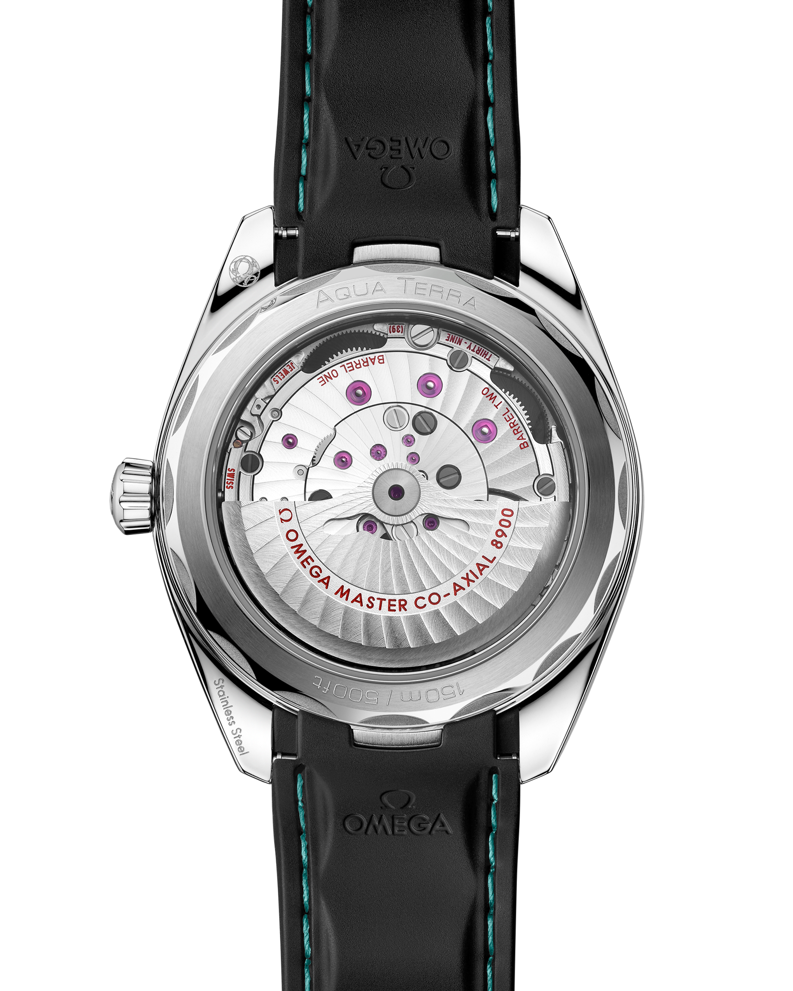 Seamaster Aqua Terra 150M 41 mm, steel on rubber strap