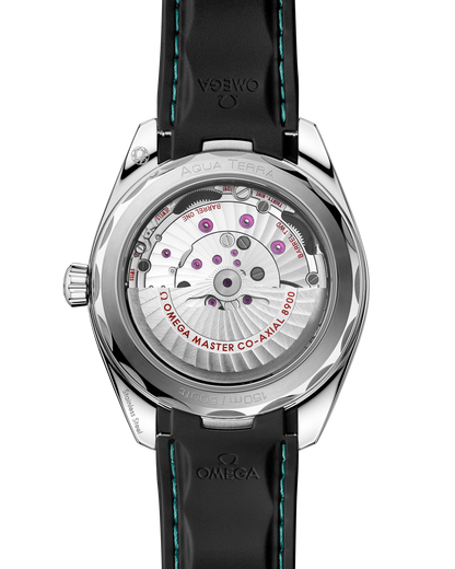 Seamaster Aqua Terra 150M 41 mm, steel on rubber strap