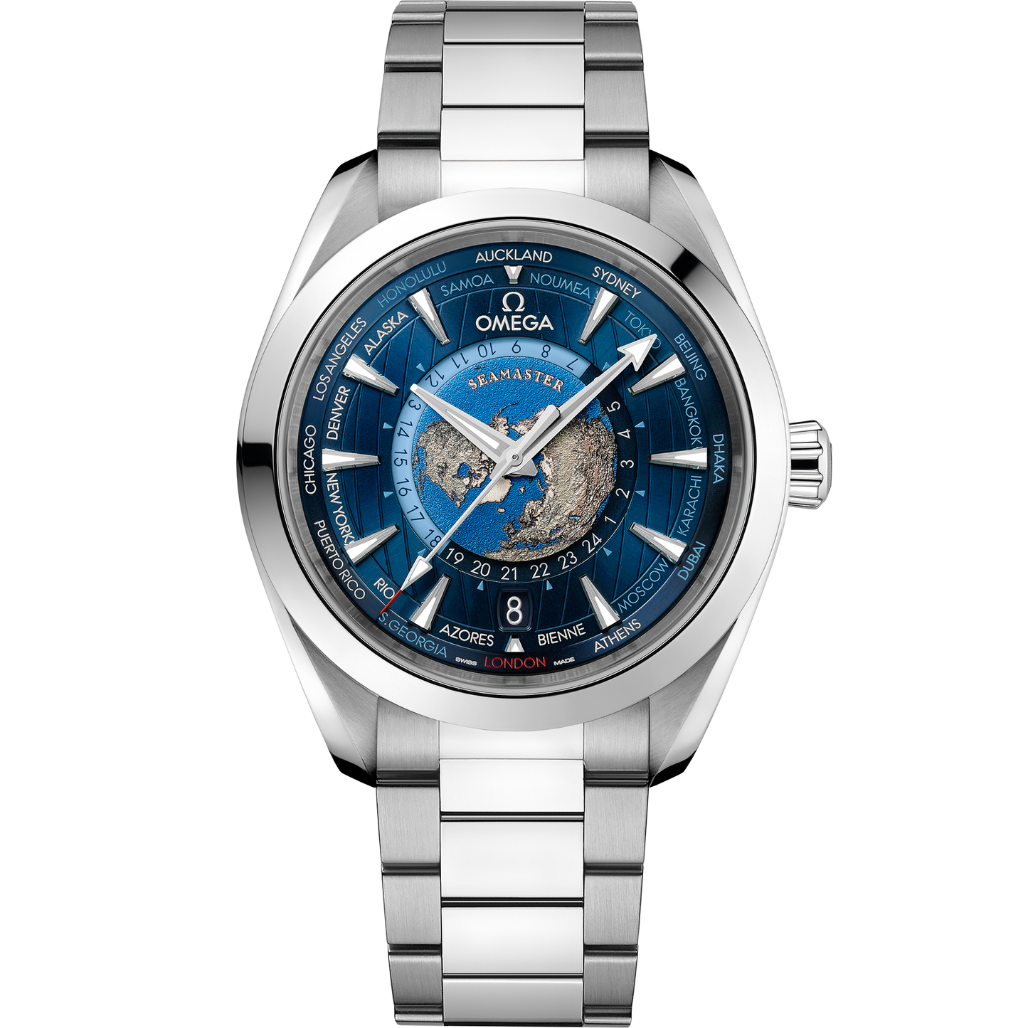 Seamaster Aqua Terra 150M 43 mm, steel on steel