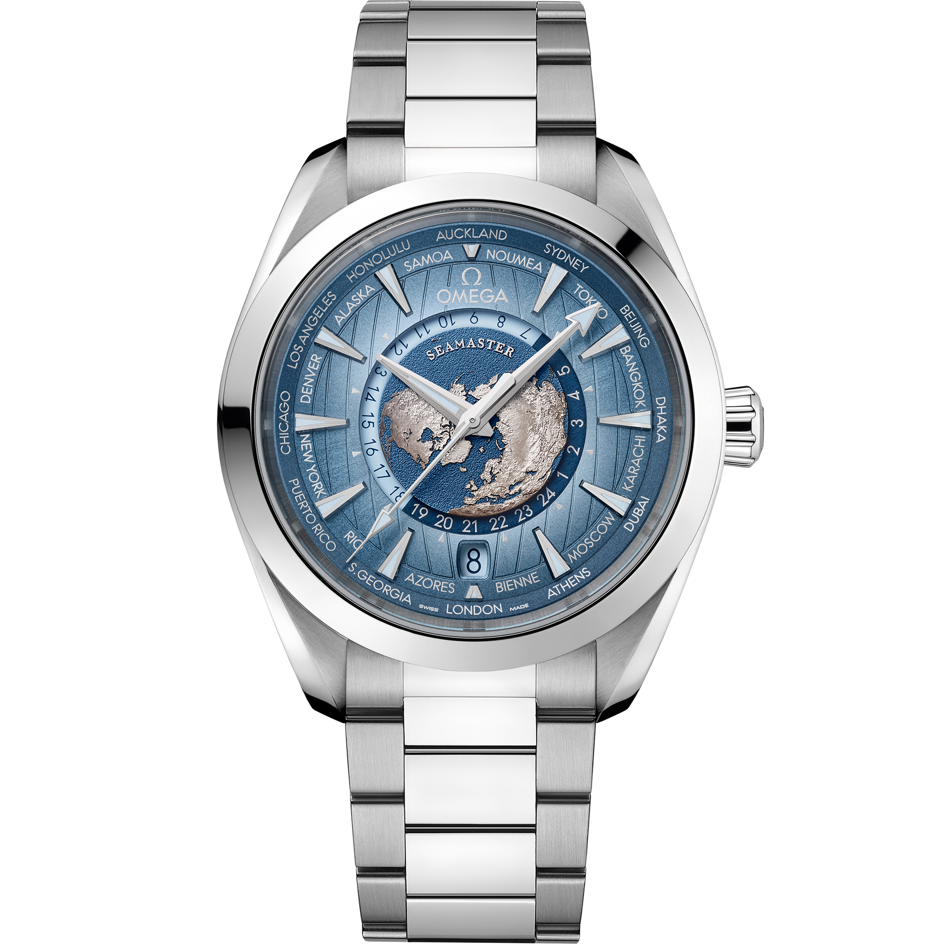 Seamaster Aqua Terra 150M 43 mm, steel on steel
