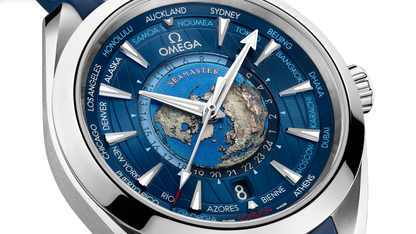 Seamaster Aqua Terra 150M 43 mm, steel on rubber strap