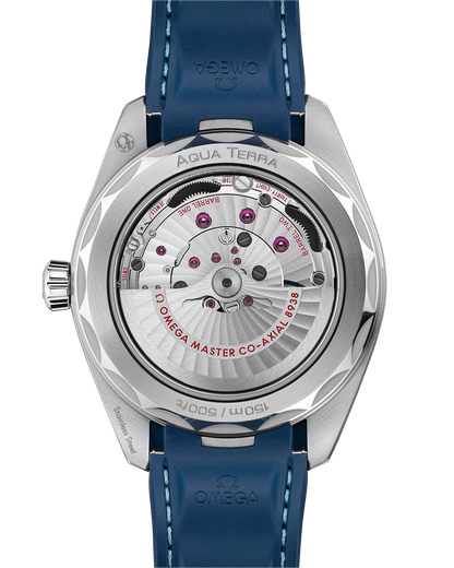 Seamaster Aqua Terra 150M 43 mm, steel on rubber strap