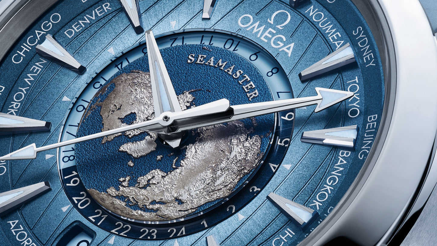 Seamaster Aqua Terra 150M 43 mm, steel on rubber strap