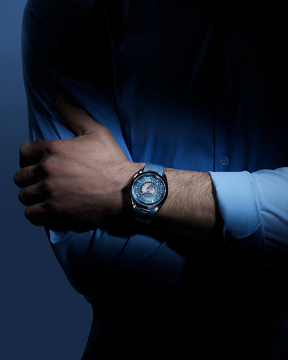 Seamaster Aqua Terra 150M 43 mm, steel on rubber strap