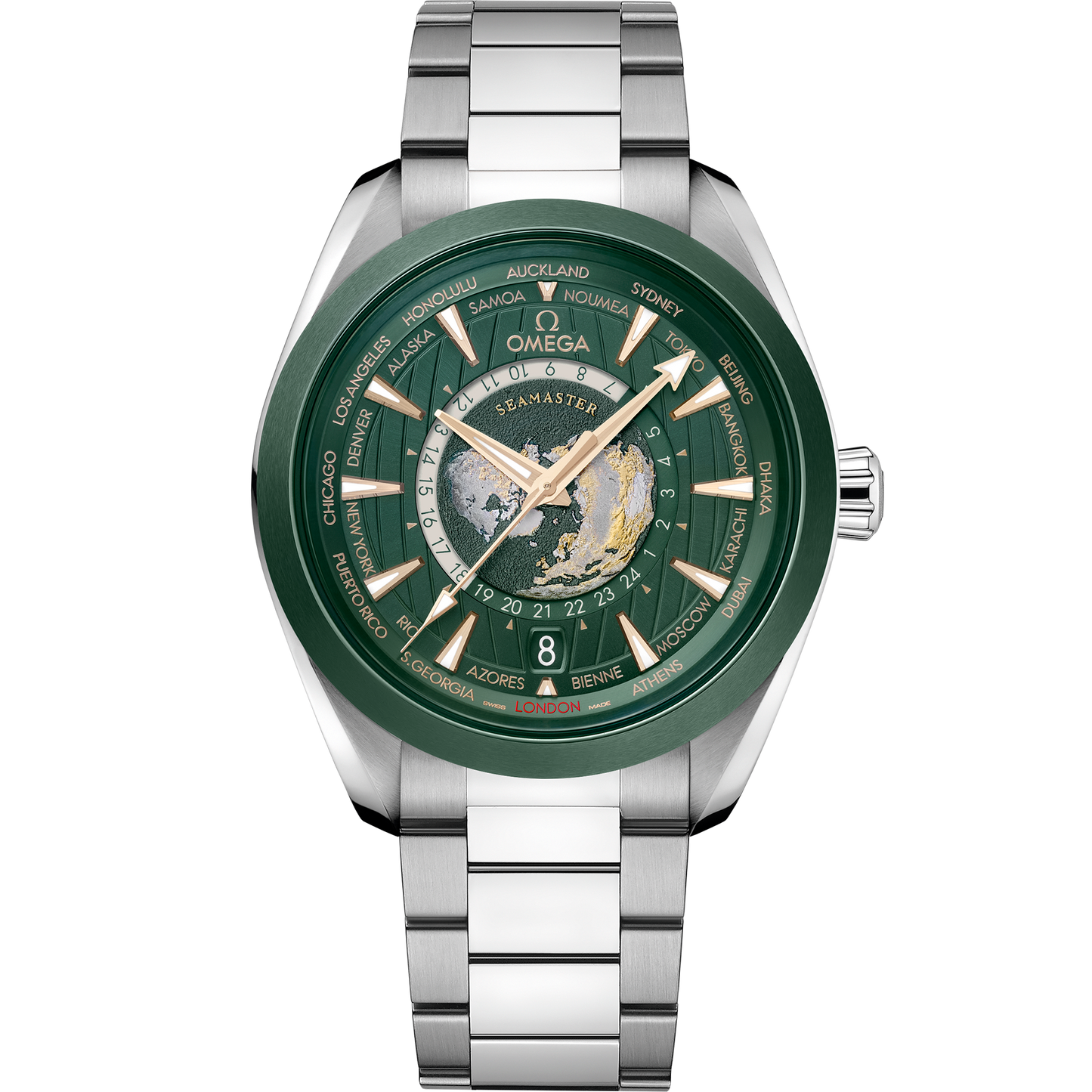 Seamaster Aqua Terra 150M 43 mm, steel on steel