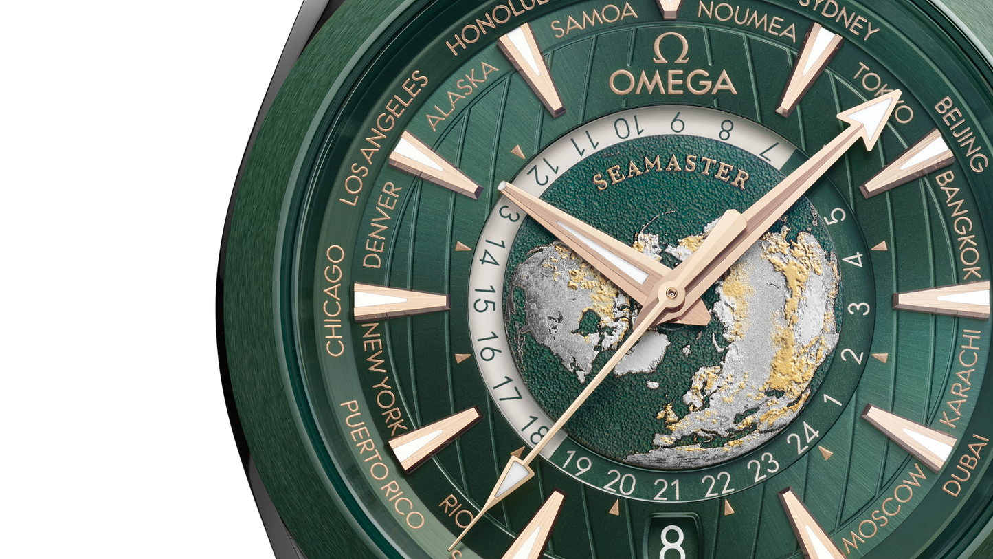 Seamaster Aqua Terra 150M 43 mm, steel on rubber strap
