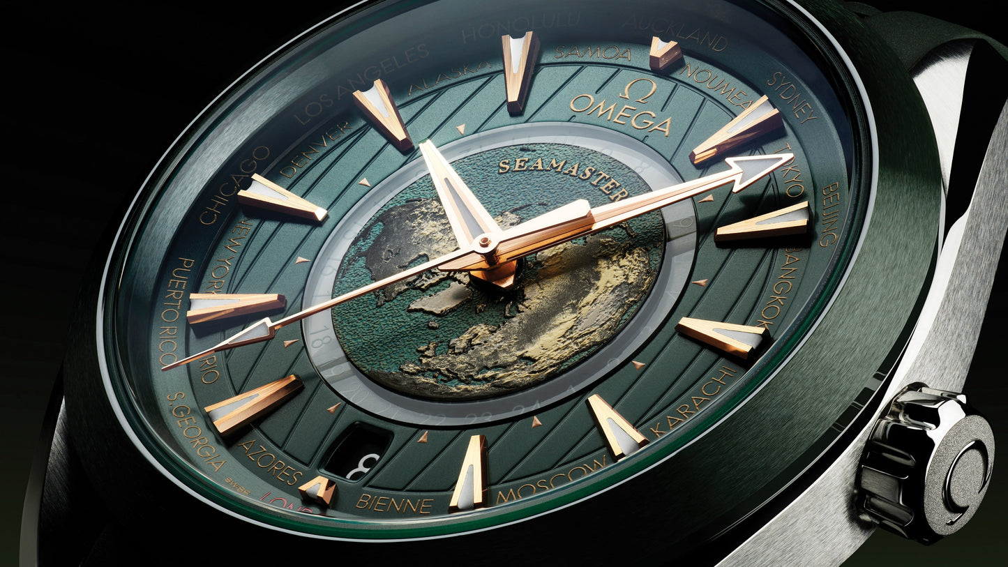 Seamaster Aqua Terra 150M 43 mm, steel on rubber strap