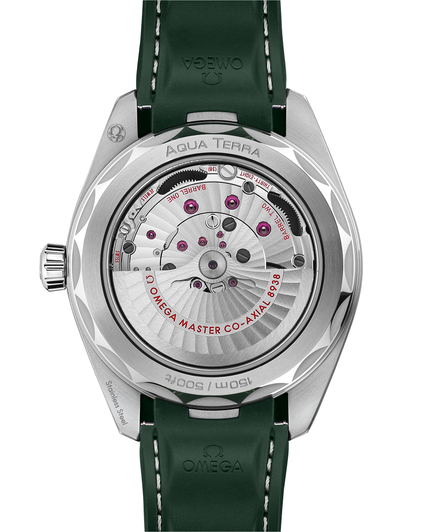 Seamaster Aqua Terra 150M 43 mm, steel on rubber strap