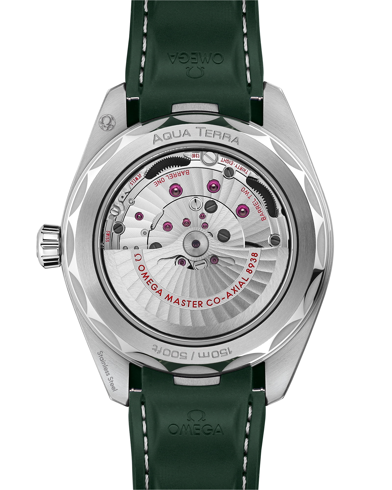 Seamaster Aqua Terra 150M 43 mm, steel on rubber strap