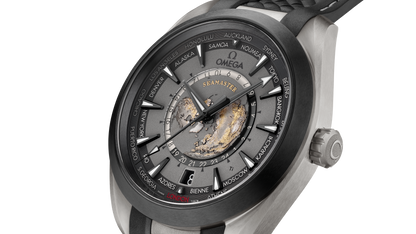 Seamaster Aqua Terra 150M 43 mm, titanium on rubber strap