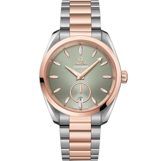 Seamaster Aqua Terra 150M 38 mm, steel ‑ Sedna™ gold on steel ‑ Sedna™ gold