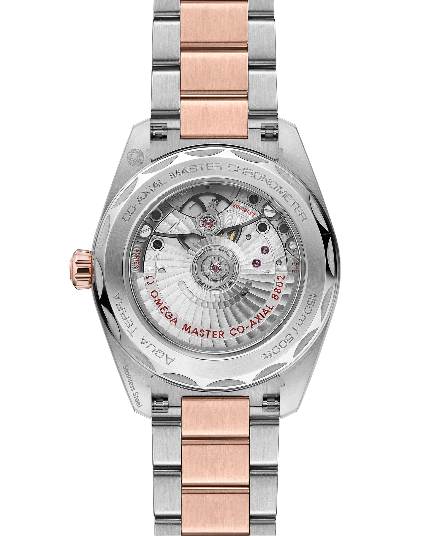 Seamaster Aqua Terra 150M 38 mm, steel ‑ Sedna™ gold on steel ‑ Sedna™ gold