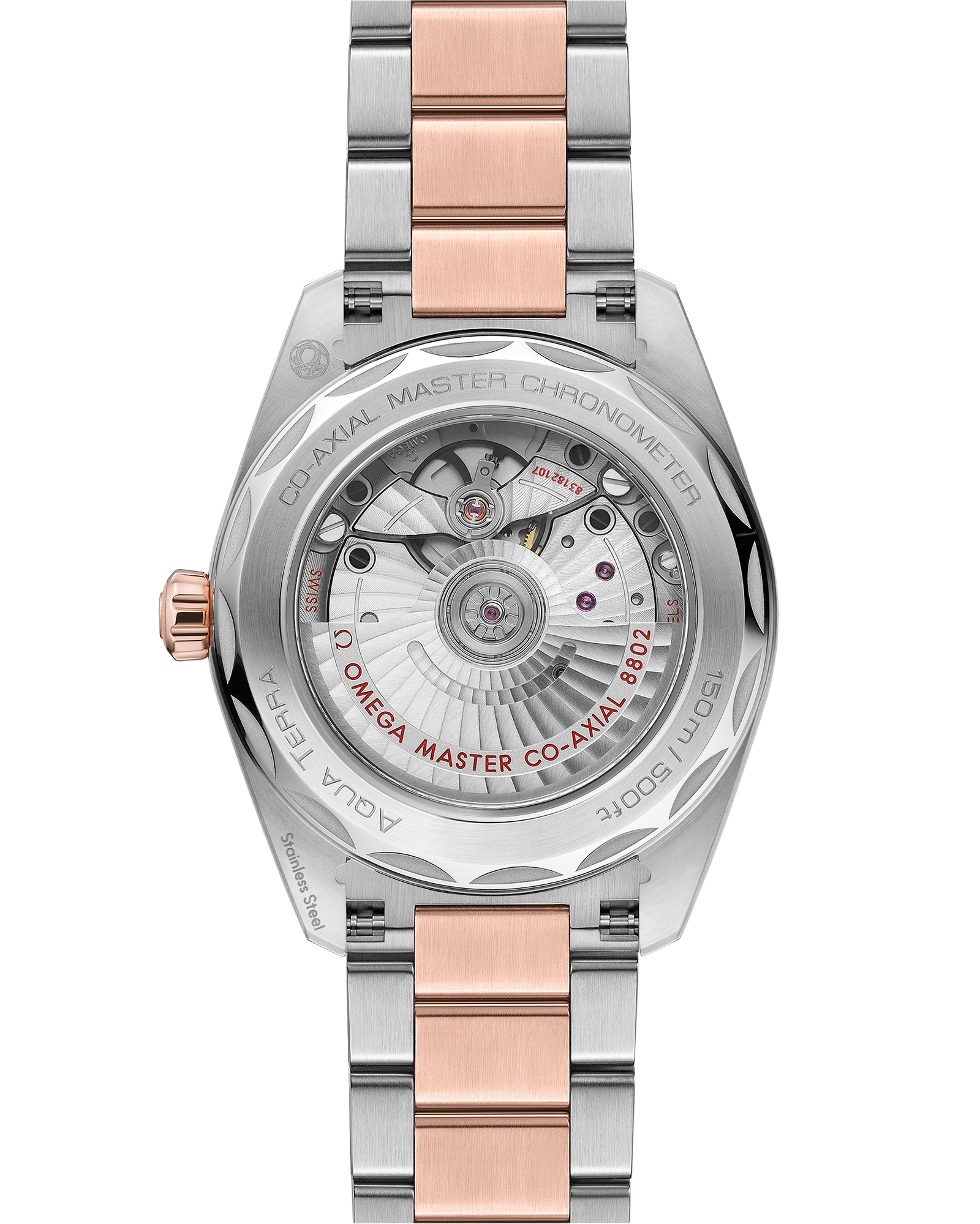 Seamaster Aqua Terra 150M 38 mm, steel ‑ Sedna™ gold on steel ‑ Sedna™ gold