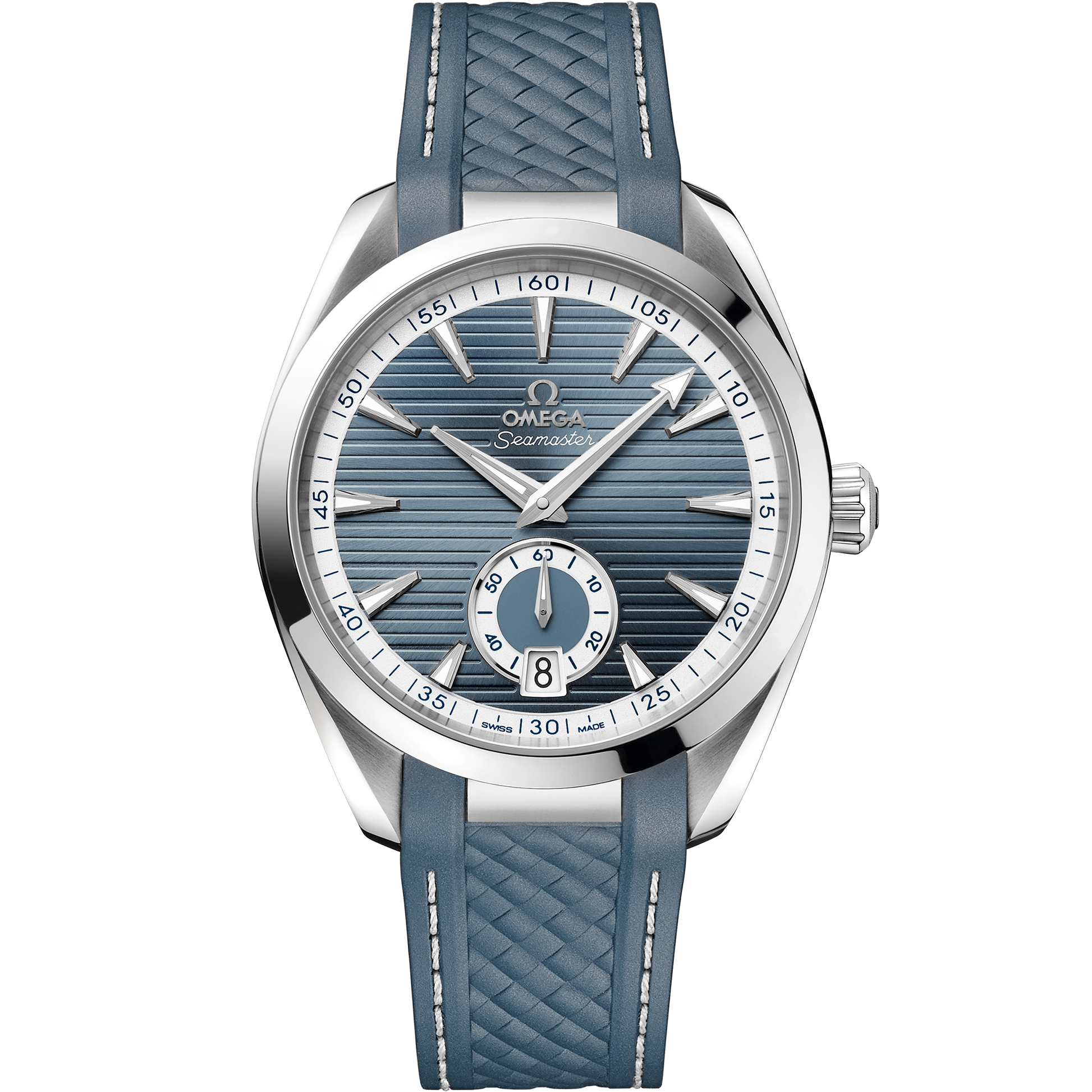 Seamaster Aqua Terra 150M 41 mm, steel on rubber strap