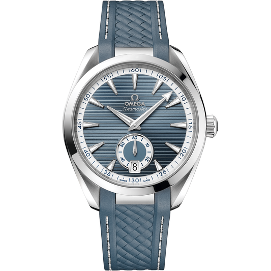 Seamaster Aqua Terra 150M 41 mm, steel on rubber strap