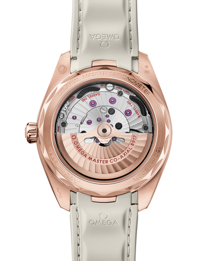 Seamaster Aqua Terra 150M 41 mm, Sedna™ gold on rubber strap