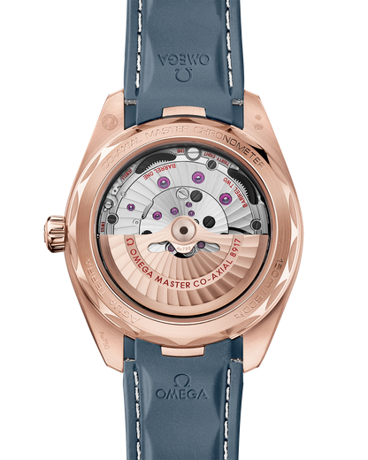 Seamaster Aqua Terra 150M 41 mm, Sedna™ gold on rubber strap