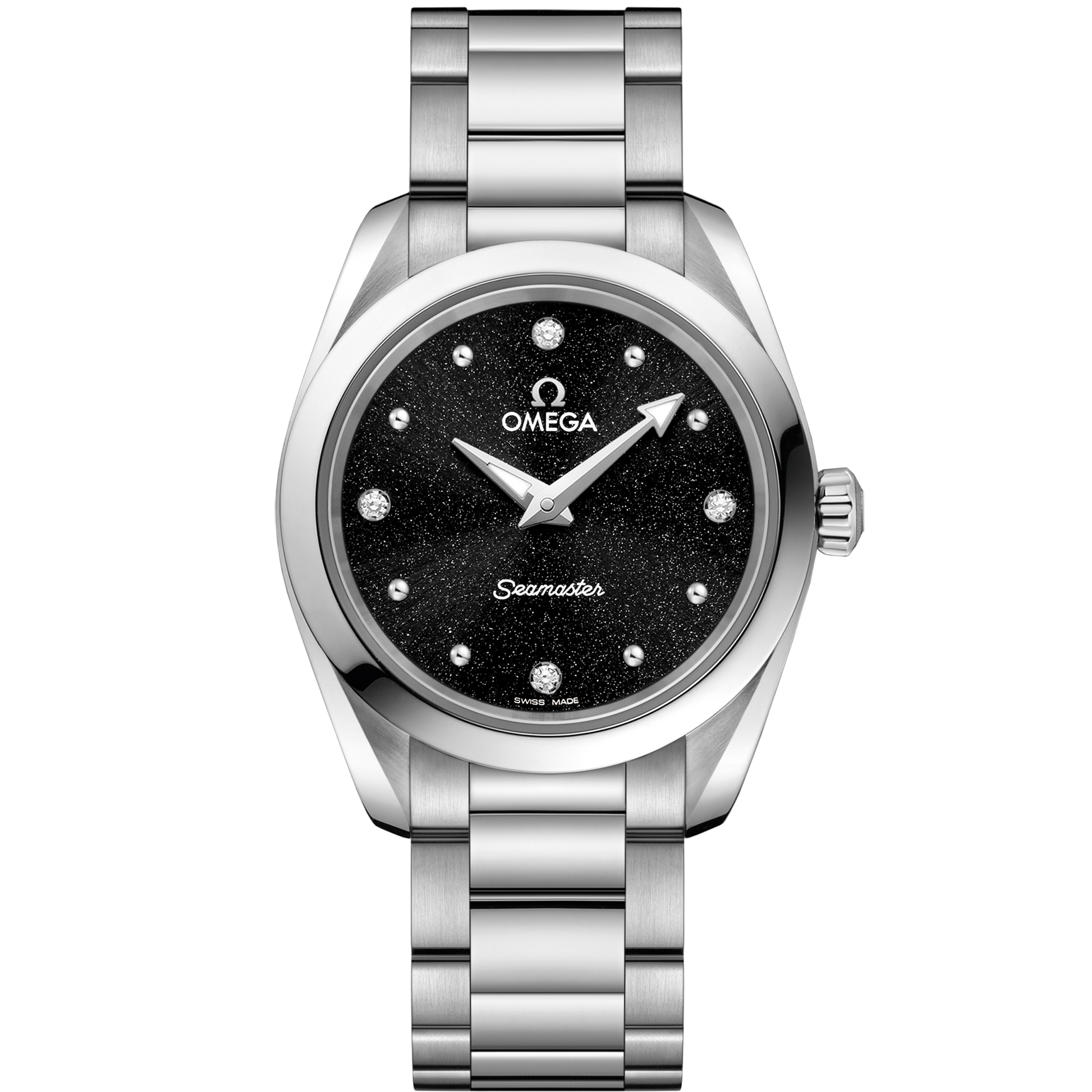 Seamaster Aqua Terra 150M 28 mm, steel on steel
