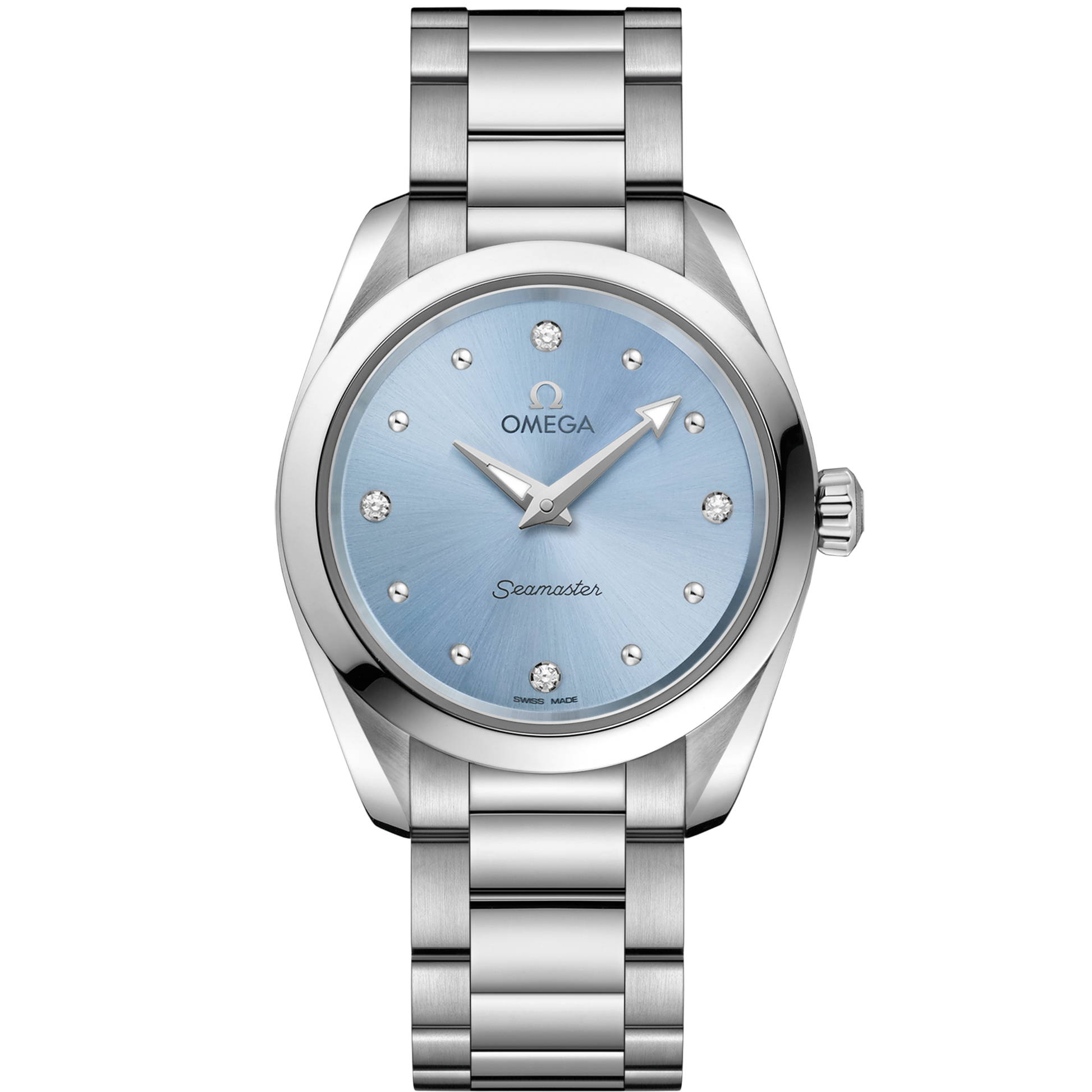 Seamaster Aqua Terra 150M 28 mm, steel on steel