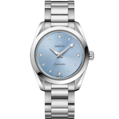 Seamaster Aqua Terra 150M 28 mm, steel on steel