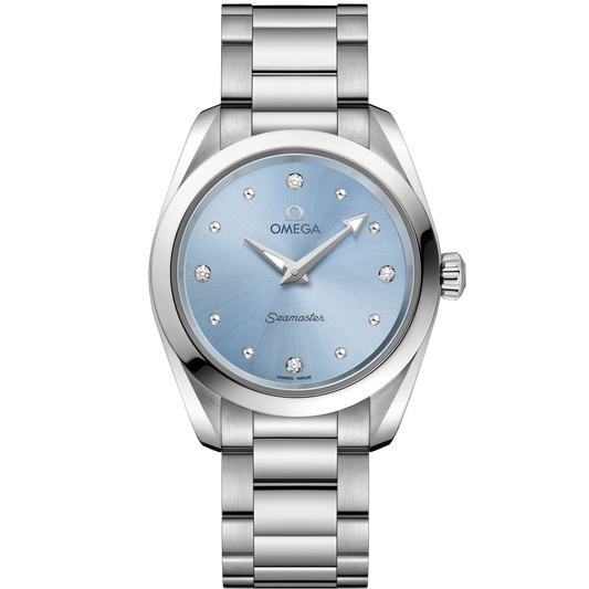 Seamaster Aqua Terra 150M 28 mm, steel on steel