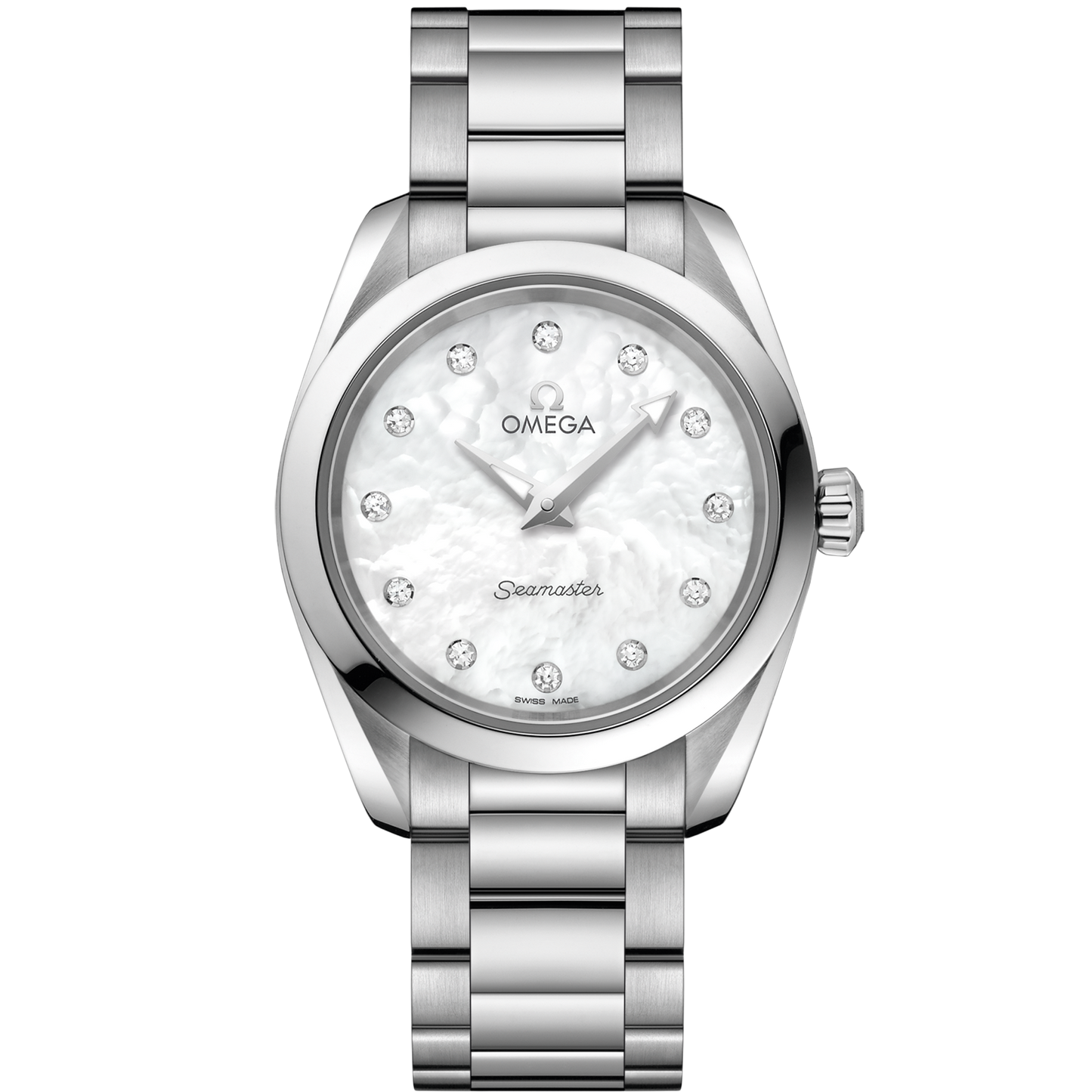 Seamaster Aqua Terra 150M 28 mm, steel on steel