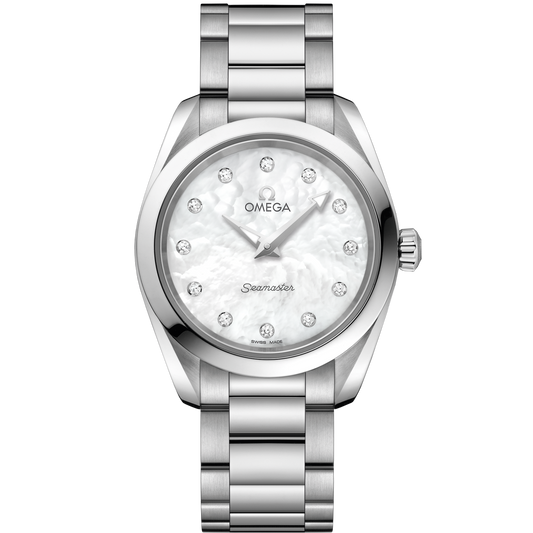 Seamaster Aqua Terra 150M 28 mm, steel on steel